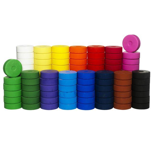 Colour block set 57mm 144/pc