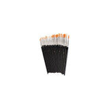 Synthetic brush set flat 20/pack