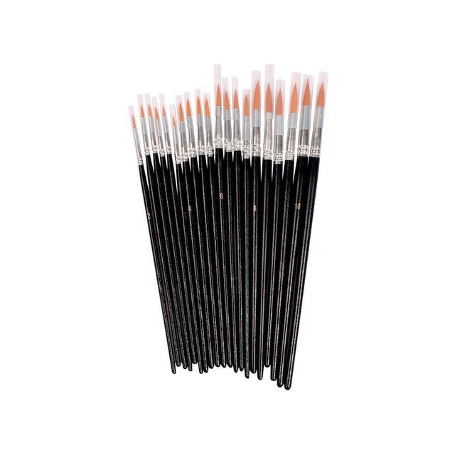 Synthetic brush set round 20/pack
