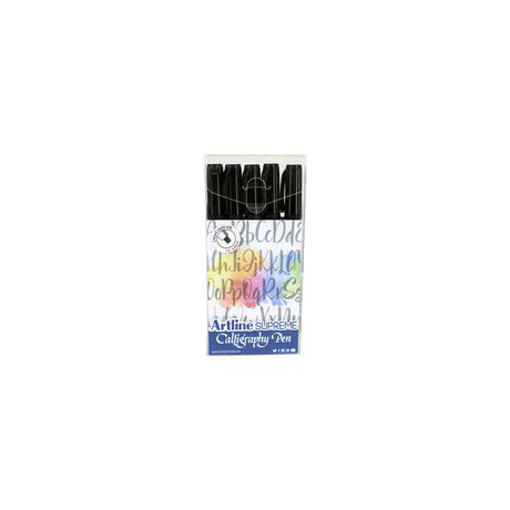 Calligraphy set ARTLINE Supreme black 5/pack