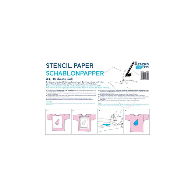 Stencil paper A3 10/pack