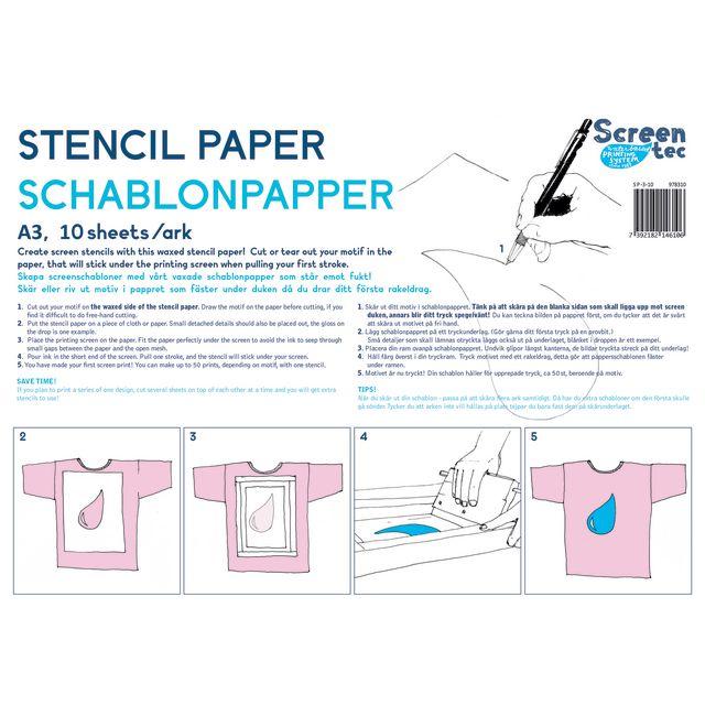 Stencil paper A3 10/pack