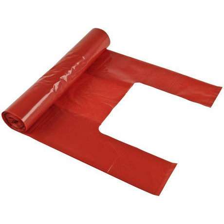 Plastic bag tie LD 30L 35my red 25/rl