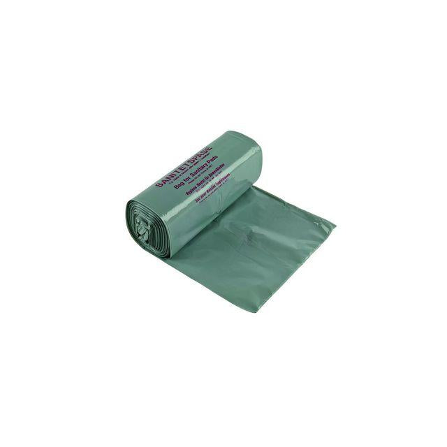 Sanitary bag LLD 25my grey 100/rl