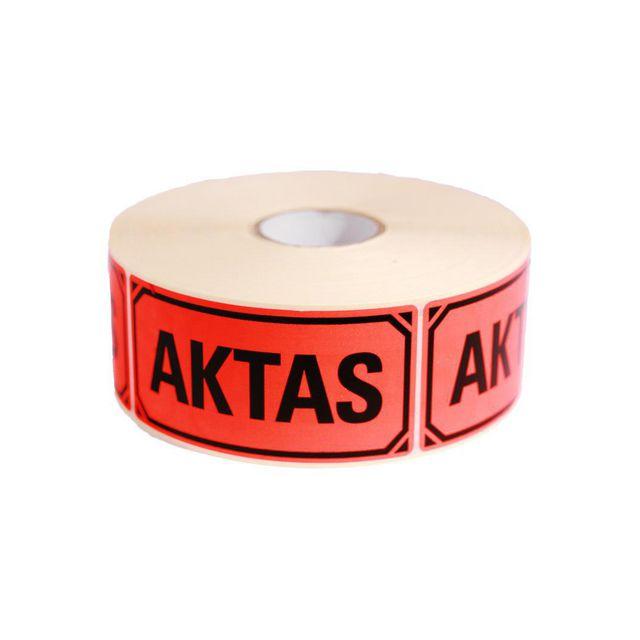 Warning label Aktas 1000/rl