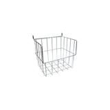 Wire basket XL with hook RAL 9005