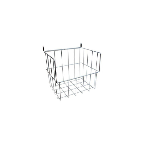 Wire basket XL with hook RAL 9005