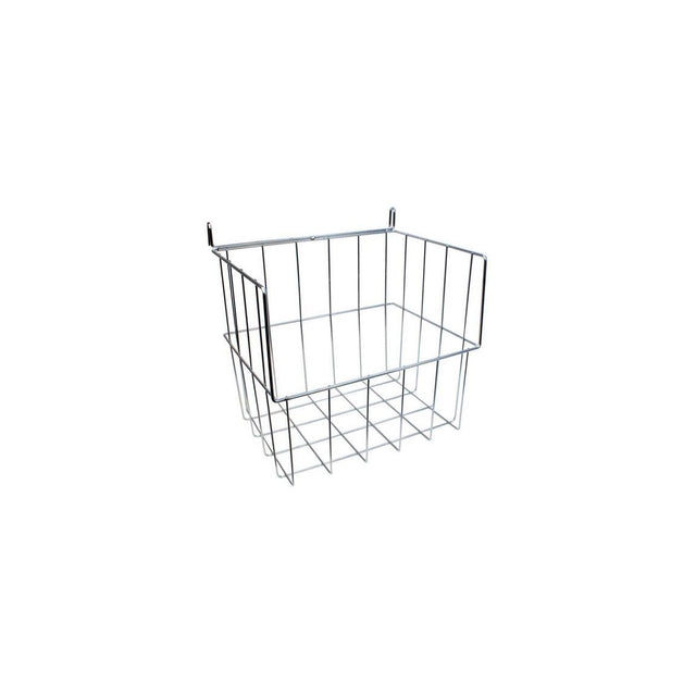Wire basket XL with hook RAL 9005