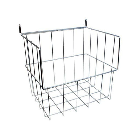 Wire basket XL with hook RAL 9005