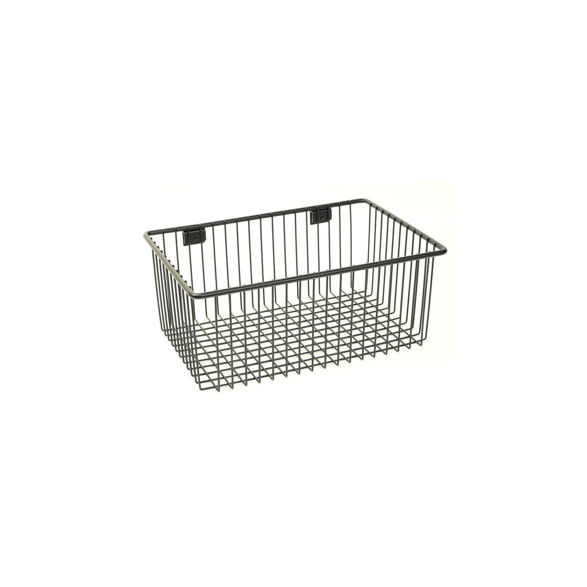 Wire basket large U sheet RAL 9005