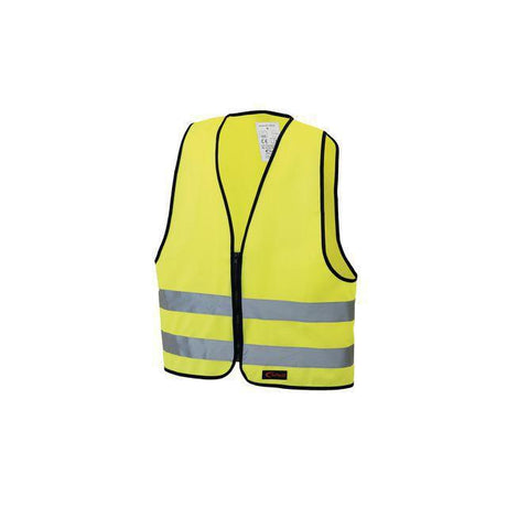 Reflective vest with zip Adult-L yellow