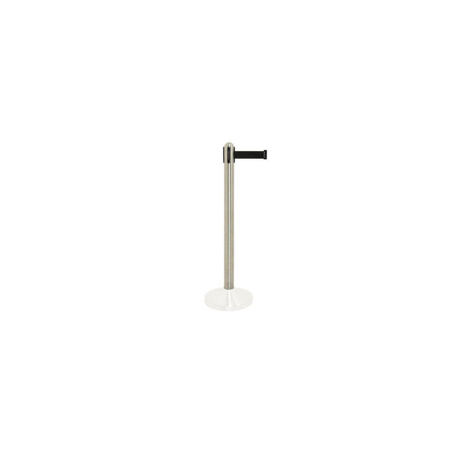 Barrier post+foot SECURIT black extended