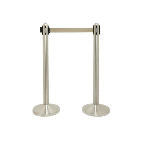 Barrier post SECURIT w/foot grey extended
