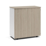 Cubic workstation white/white ash