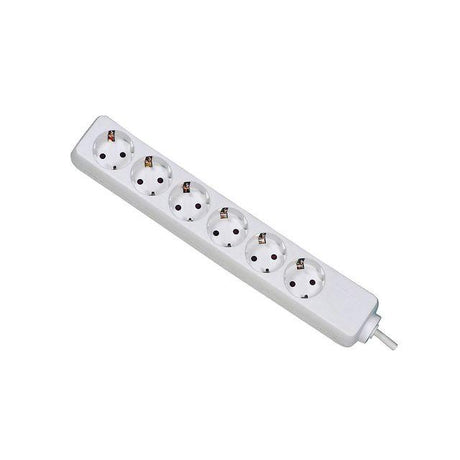 Branch outlet Cubic 6 outlets white