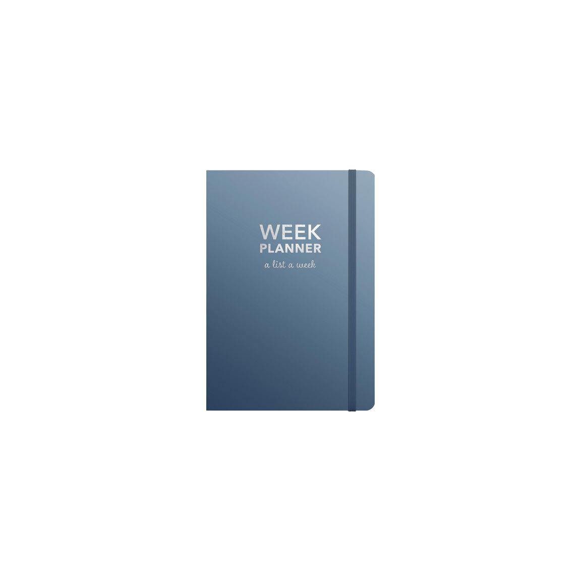 Calendar Week planner undated blue- 1051