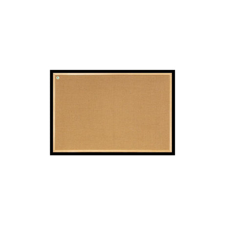 Notice board fabric with wooden frame 60x40cm
