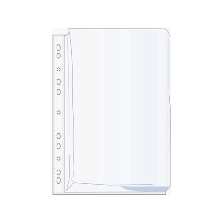 Plastic pocket bellows PP embossed 0,17 A4