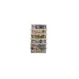 Magazine rack 5 compartments black