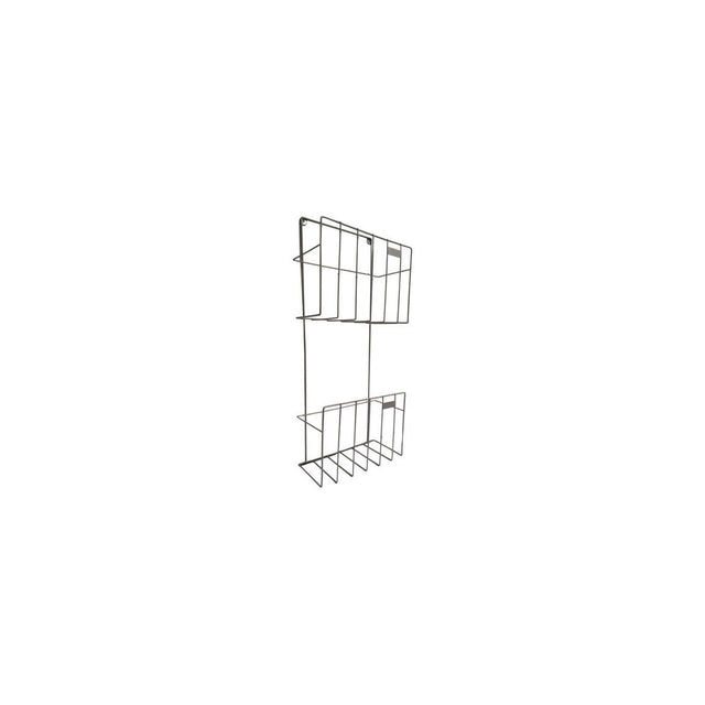 Letter tray wall out/in silver