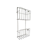 Letter tray wall out/in silver