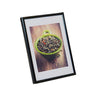 Frame A4 aluminium/plexiglass black