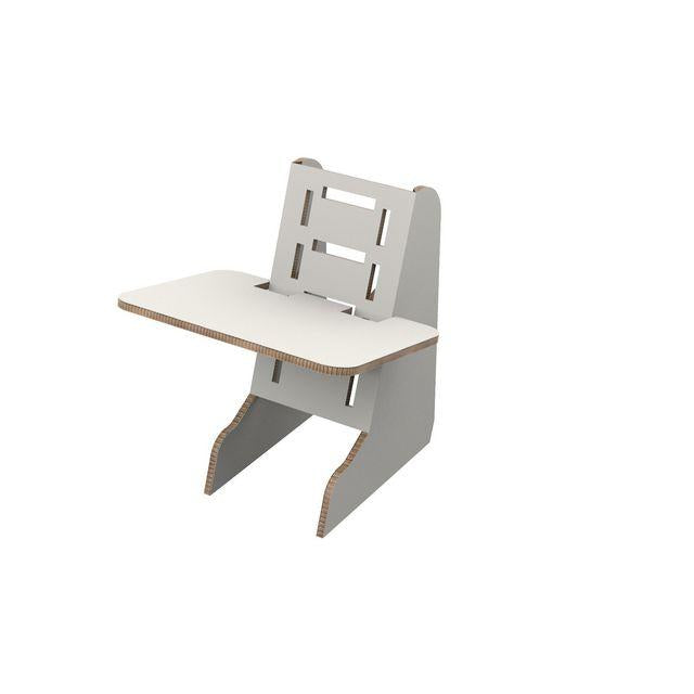 Laptop stand Home Office corrugated cardboard white