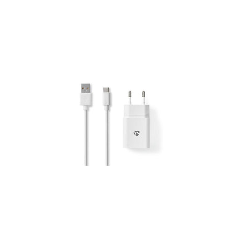 Wall charger NEDIS 2.4 A USB-C 1m white