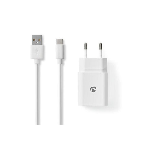 Wall charger NEDIS 2.4 A USB-C 1m white