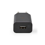Wall charger NEDIS 2.4 A 1 x USB-A black
