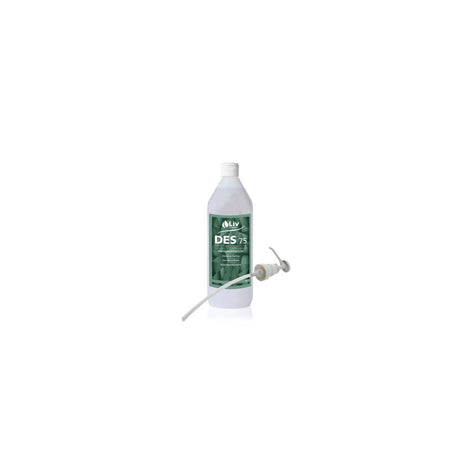 Hand sanitiser LIV Des75 with pump 1L