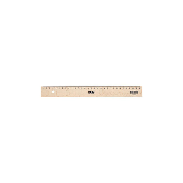 Wooden ruler 30 cm