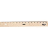 Wooden ruler 30 cm