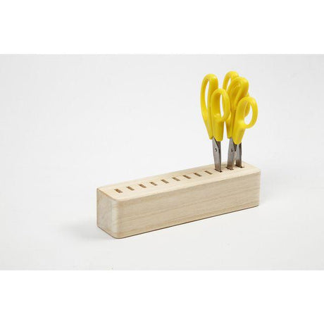 Scissor rack for 12 wooden scissors