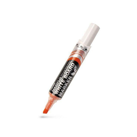 Whiteboard pen PENTEL Maxiflo oblique red