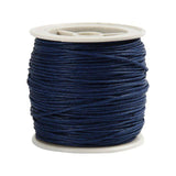 Cotton cord waxed Blue