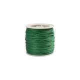 Cotton cord waxed green