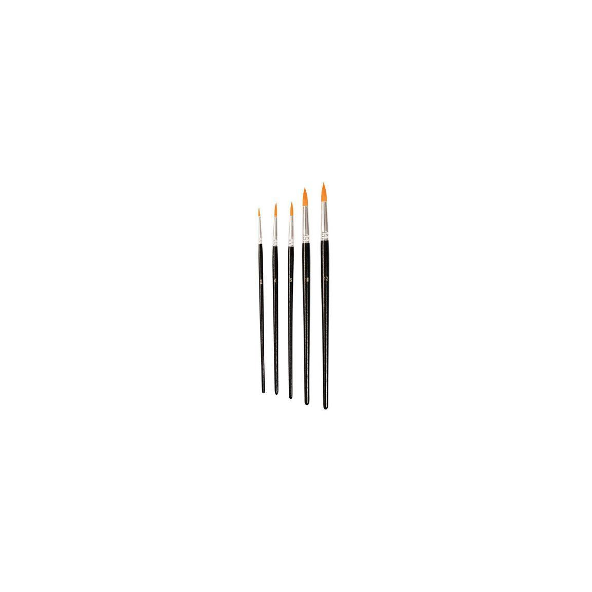 Synthetic brushes 6/pack