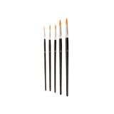 Synthetic brushes 6/pack
