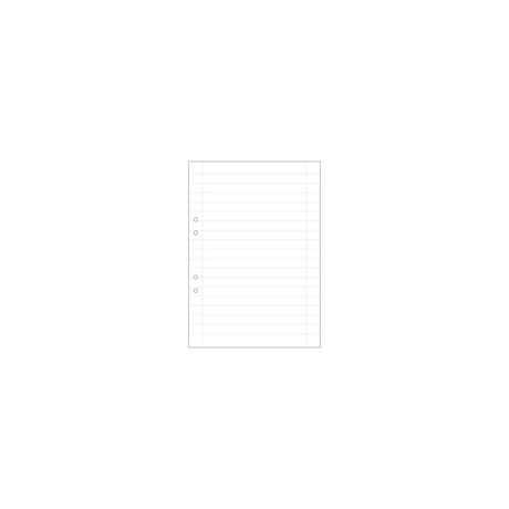 Loose leaf A4 ruled 14,5mm perforated 500/pc