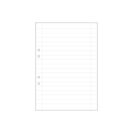 Loose leaf A4 ruled 14,5mm perforated 500/pc