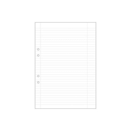 Loose leaf A4 ruled 8, 5mm perforated 500/pack