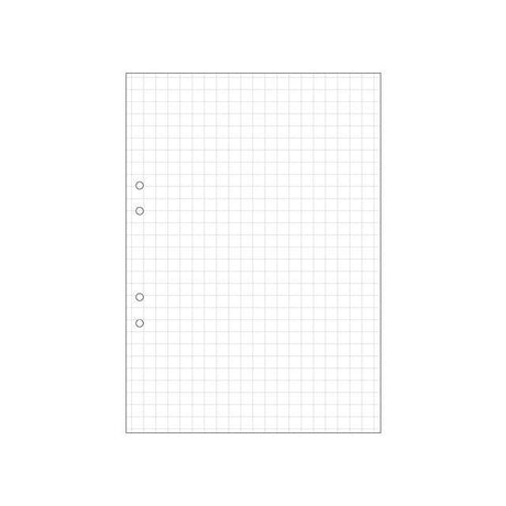 Loose leaf A4 squared 10x10mm perforated 500/pack