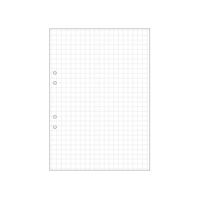 Loose leaf A4 squared 10x10mm perforated 500/pack