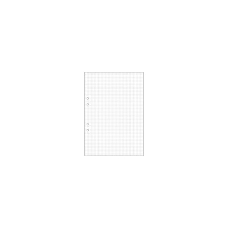 Loose leaf A4 squared 5x5mm perforated 500/pack