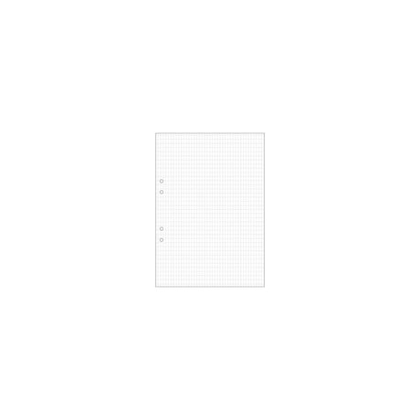 Loose leaf A4 squared 5x8mm perforated 500/pack