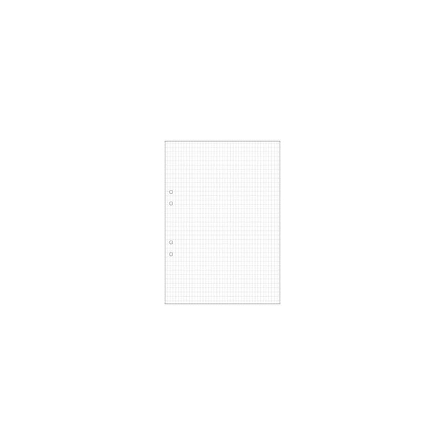 Loose leaf A4 squared 5x8mm perforated 500/pack