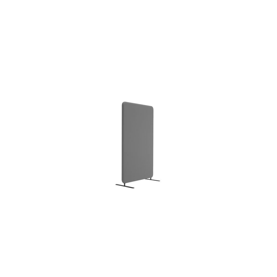 Floor screen w.legs 100x136 Dox 52 mel.grey