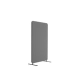 Floor screen w.legs 100x136 Dox 52 mel.grey