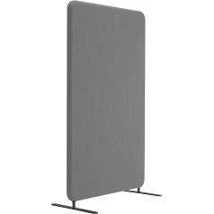 Floor screen w.legs 80x170 Dox 52 mel.grey